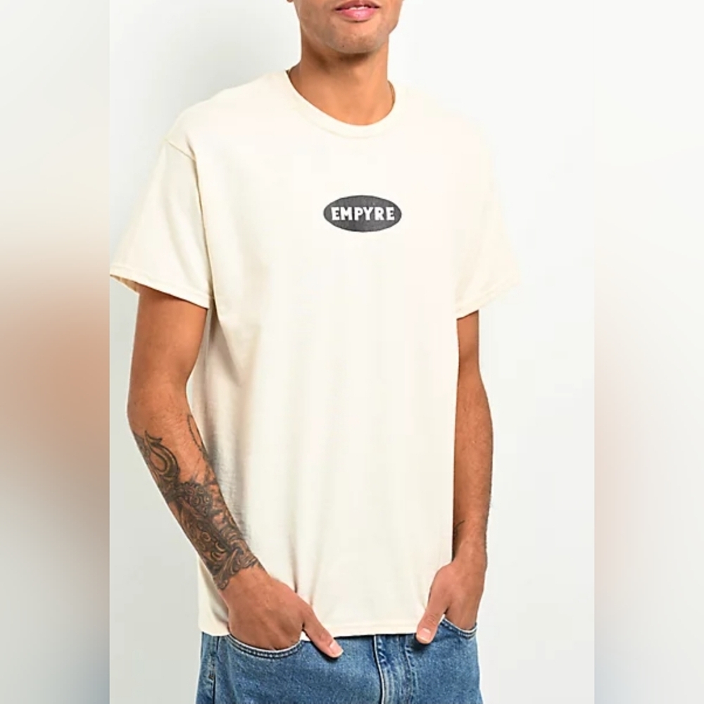 Empyre Men's Off-White Short Sleeve Tee